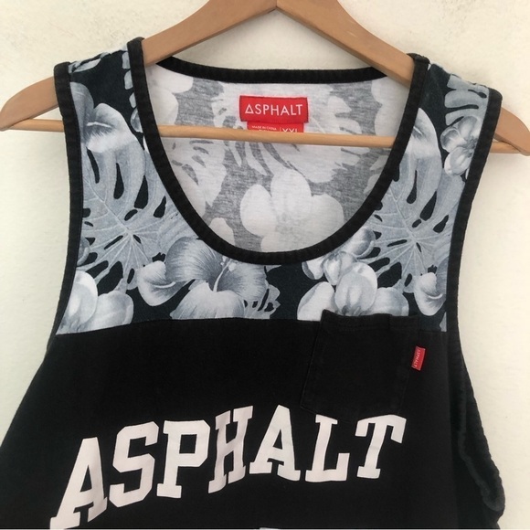 Asphalt Floral Number 13 Tank Top - Picture 4 of 14